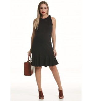 Vestido laço | Cor: Preto